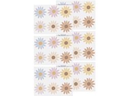 Adesivos De Parede Com Margaridas, Decoração Floral Moderna Para Casa |