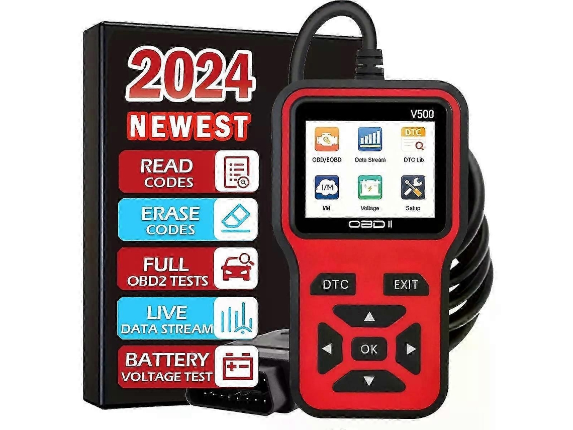 Ferramenta Diagnóstica Do Varredor Obd2 Do Carro, Tensão E Verificador Do Código De Falha Do Motor, Carregando A Ferramenta Diagnóstica V500