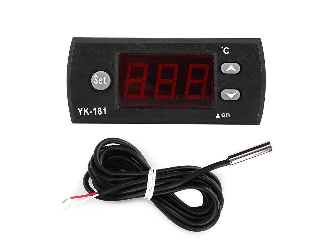 Termostato Digital Microcomputador Yk-181 Com Controle De Aquecimento E Resfriamento