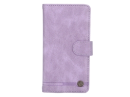Aetheria capa Carteira com Zíper e Suporte Magnético Pu Tpu para Z Fold 3 Proteção Total Tela Roxa