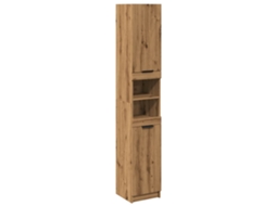 Bathroom Cabinet, Bathroom Cabinets Vidaxl Marrom Madeira Processada (n/a)