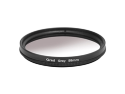 Junestar 58mm Gradient Filter Multilayer Coating Waterproof Gradual Colour Lens Filter For Canon Cameragradient Grey LAXISCREED