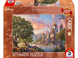 Puzzle SCHMIDT SPIELE Thomas Kinkade Studios: Disney Dreams Collections Belle’S Magical World 3000 Peças Desenhos Animados