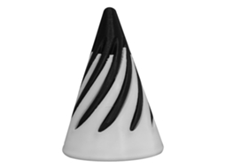 Cone Impossível De Alívio De Estresse Escultura Piramidal Passante 3d Impresso Abs Para Escritório Casa