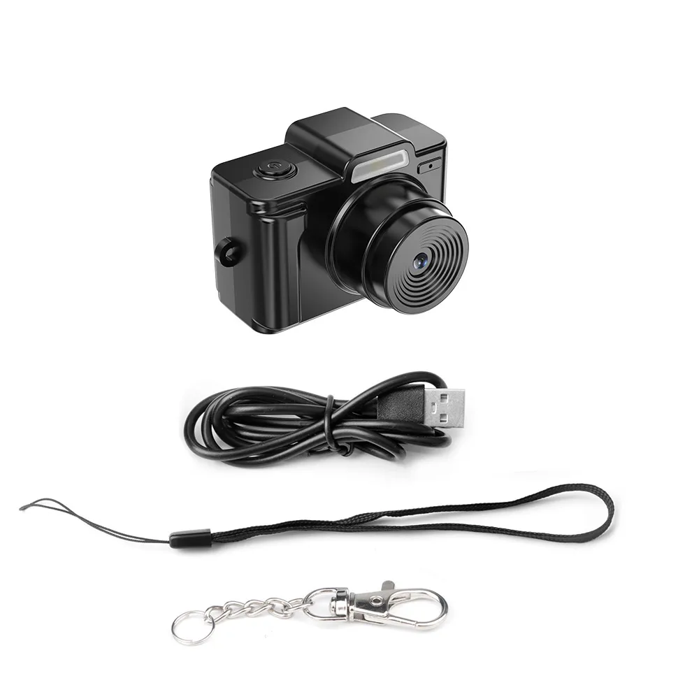 Mini Câmera Hd 1080p com Tela, Compatível com Cartão Tf, Mini Câmera para Crianças. MDUG (câmera Sem Cartão de Memória)