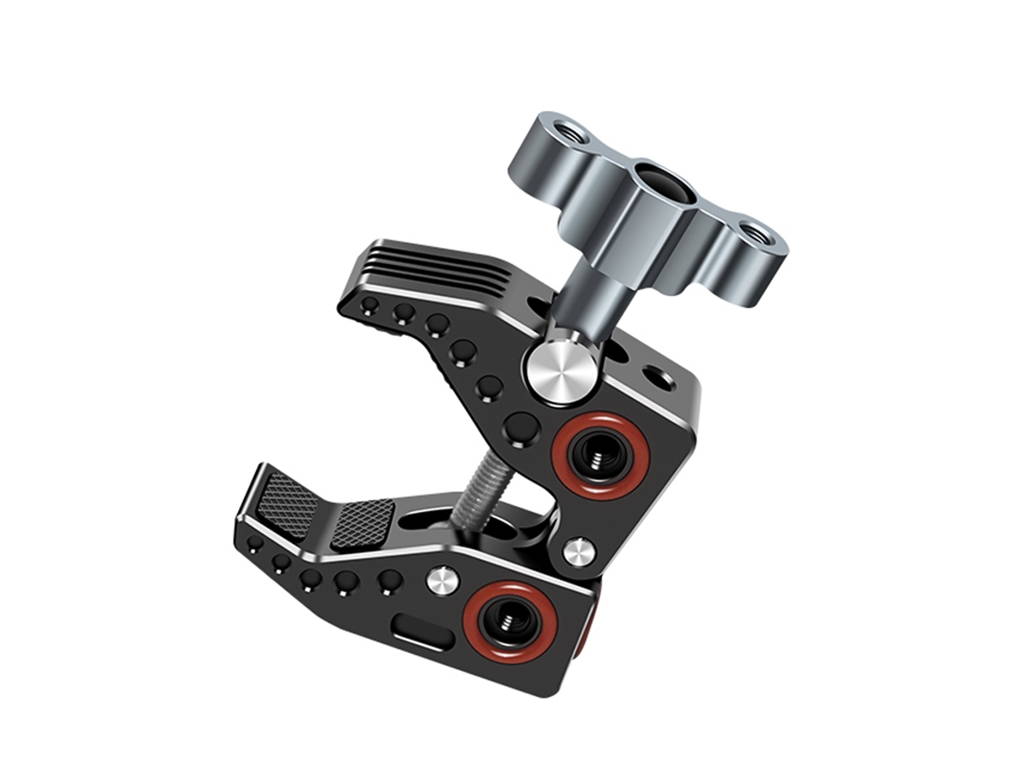 Abrazadera Super Clamp De Alumínio Para Monitor, Luzes Led, Flash, Microfone E Câmera Com Parafusos De 1/4 E 3/8 Polegadas, Acessórios De Fotografia