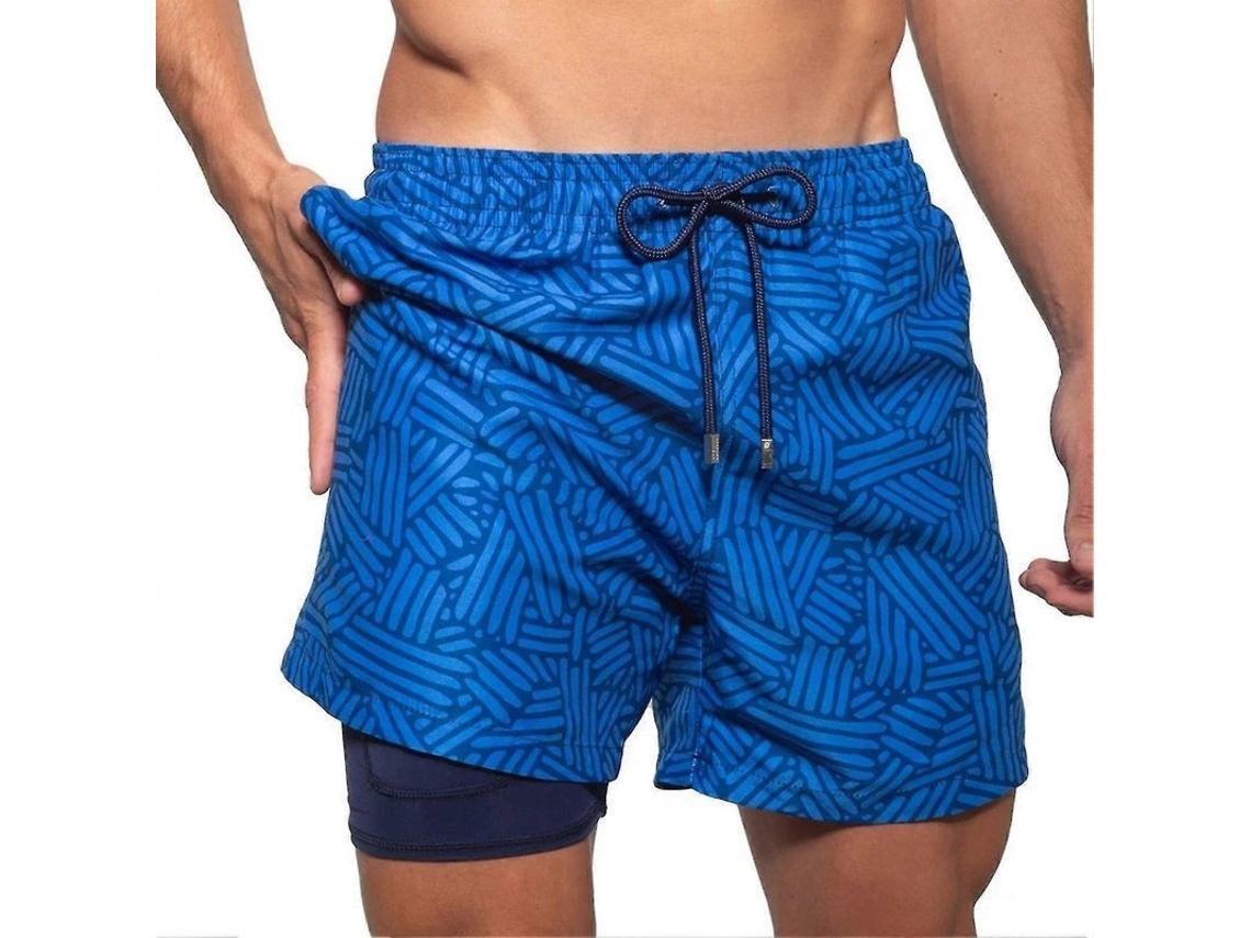 Calcinha De Praia Masculina Com Cintura Elástica E Cordão Ajustável, Material Durável E Secagem Rápida 9