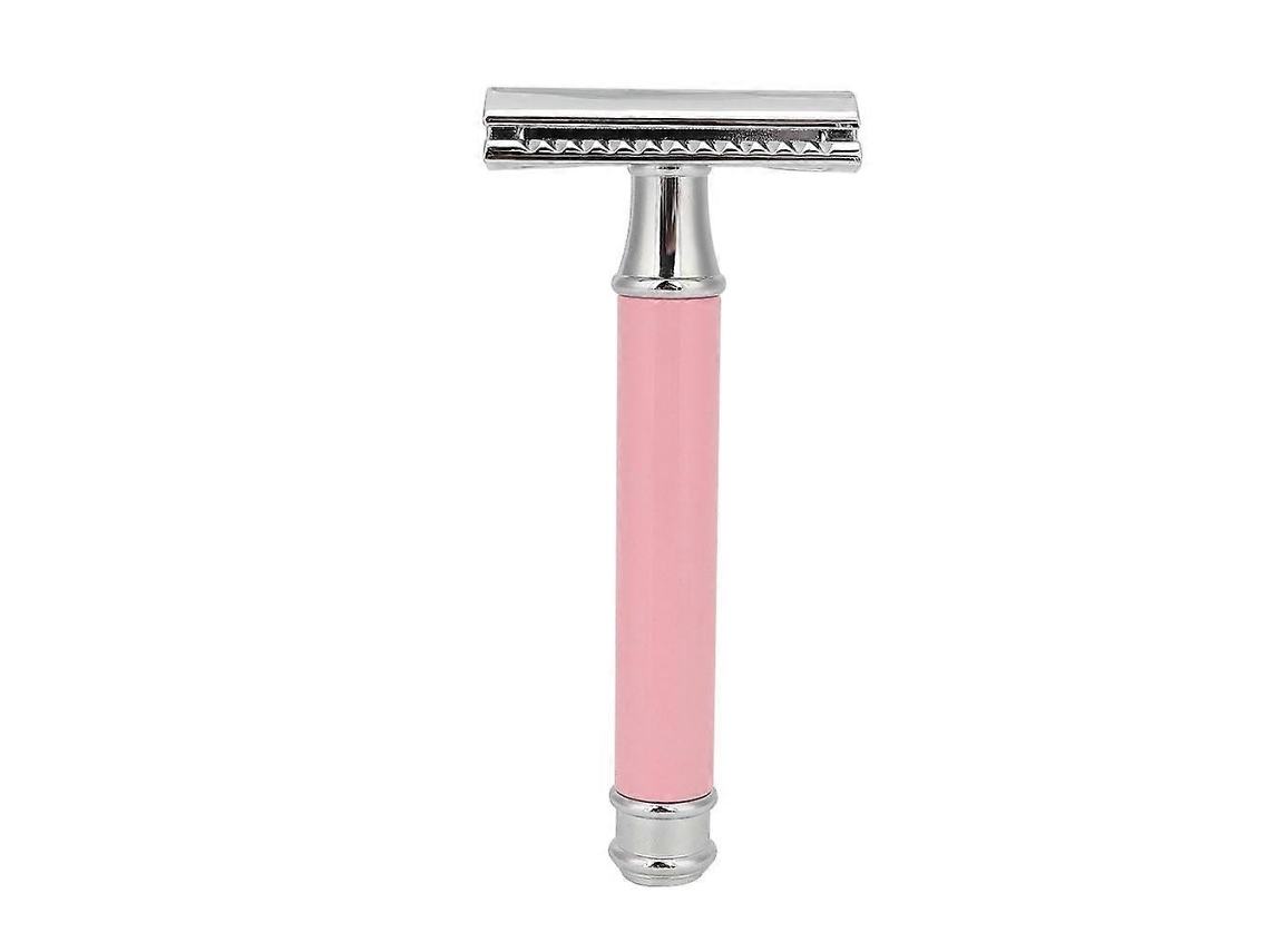Aparelho De Barbear Tradicional De Lâmina Dupla, Navalha De Barbear Manual Para Homens, Rosa Hengjian