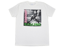 The Clash London Calling T-shirt White Unisex Adults Size:xxxl