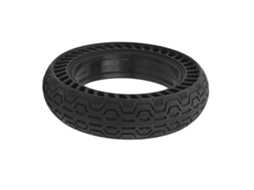 Pneu De Patinete Elétrico 10x2.5-6.5 Borracha Com Aderência Forte E Absorção De Impacto Peça De Reposição