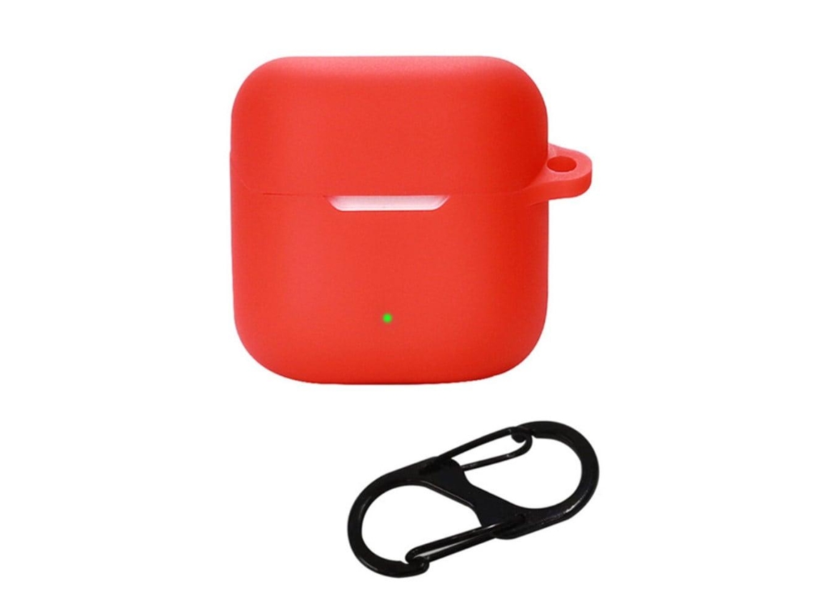 Capa De Silicone Yx06 Tws Com Fivela Vermelha Brilvibera
