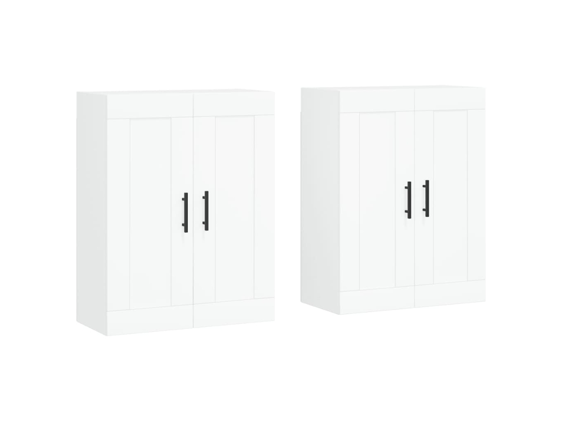 Parede Móveis 2 Peças Derivado da Madeira Branco MAISON EXCLUSIVE