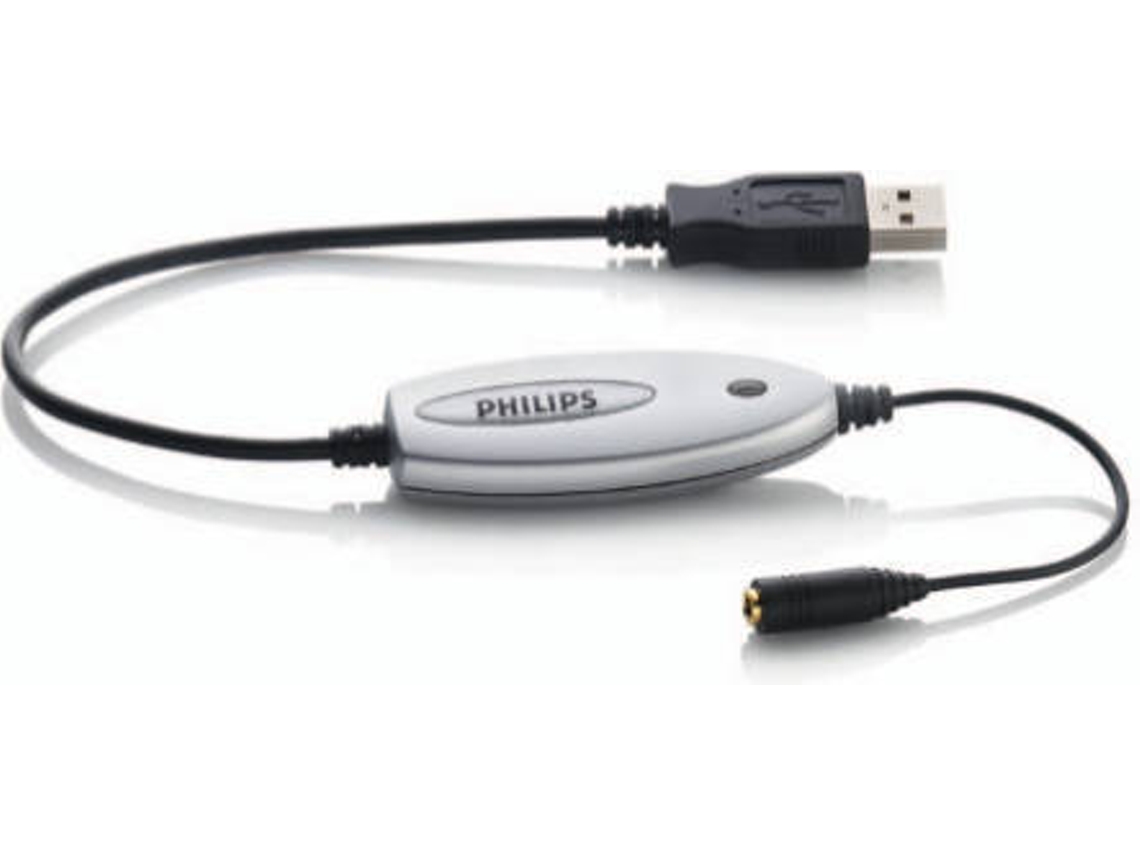 Cabo USB PHILIPS (Jack 3.5mm - USB - 5 m - Preto)