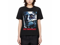 Rockinstone Pet Sematary Movie Cover Cover Black Adult T-shirt Size:m