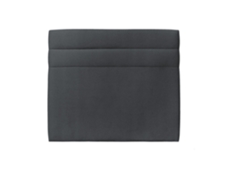 Cabeceira De Cama 2 Linhas Milano  Anthacite  120 X 150 Cm Altura 120 Cm Indream
