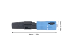 Kit Conector Óptico Fibras Sc Upc Telecom 100pçs