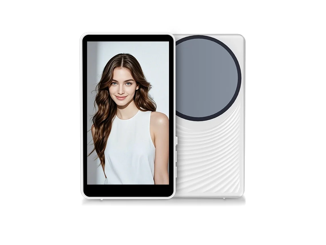Monitor De Selfie Sem Fio Com Câmera Traseira Magnética, Perfeito Para Vlogs/selfies, Compatível Com Iphones/androids. C90 Note Preto Yunzii