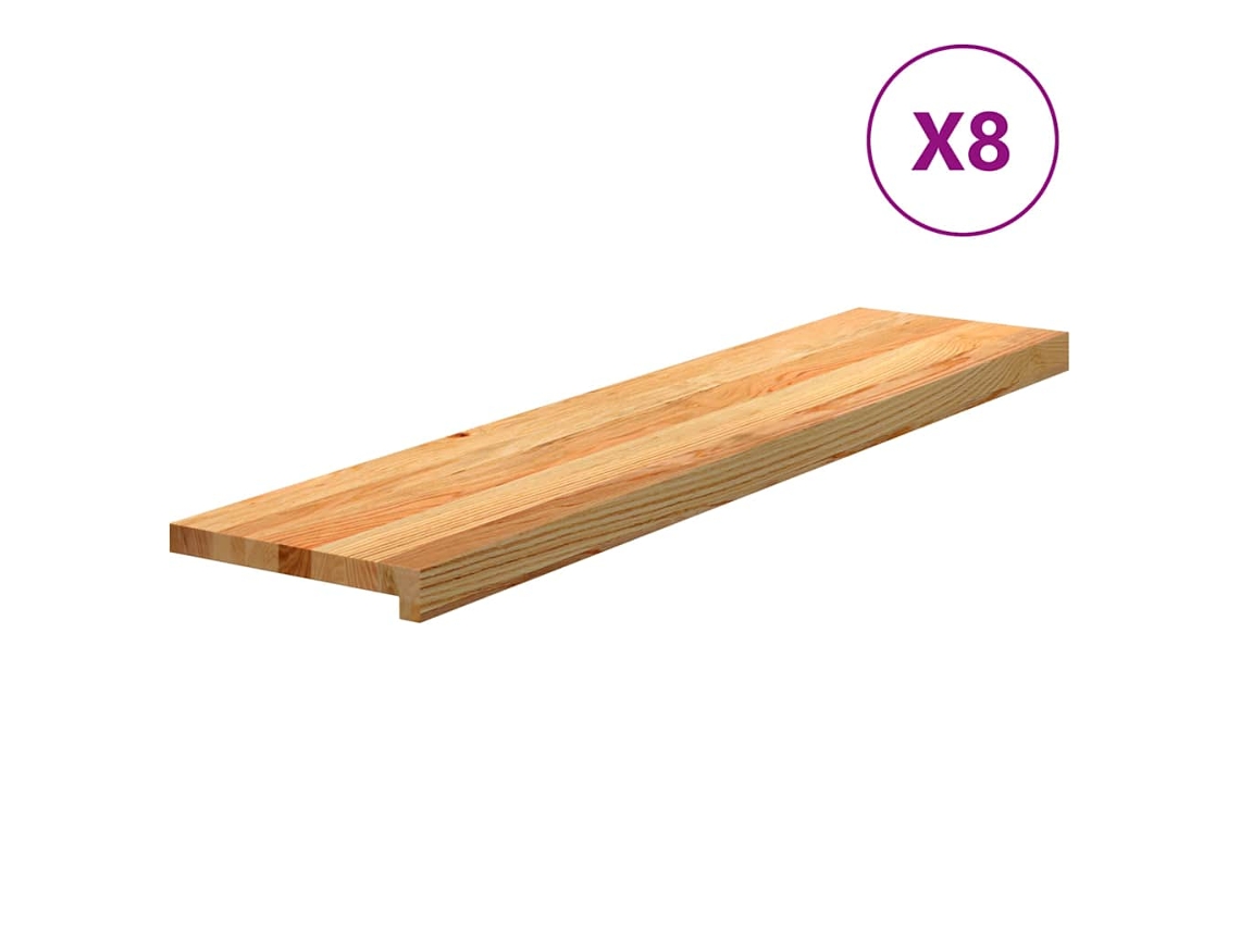 Stair Tread, Stair Treads Vidaxl Marrom Madeira De Carvalho (110 X 30 X 2 Cm)