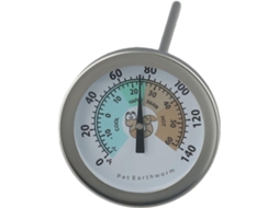 Sonda Para Medição De Temperatura Do Solo Com Haste Aço Inoxidável 200mm, Termômetro Composto, Jardinagem E