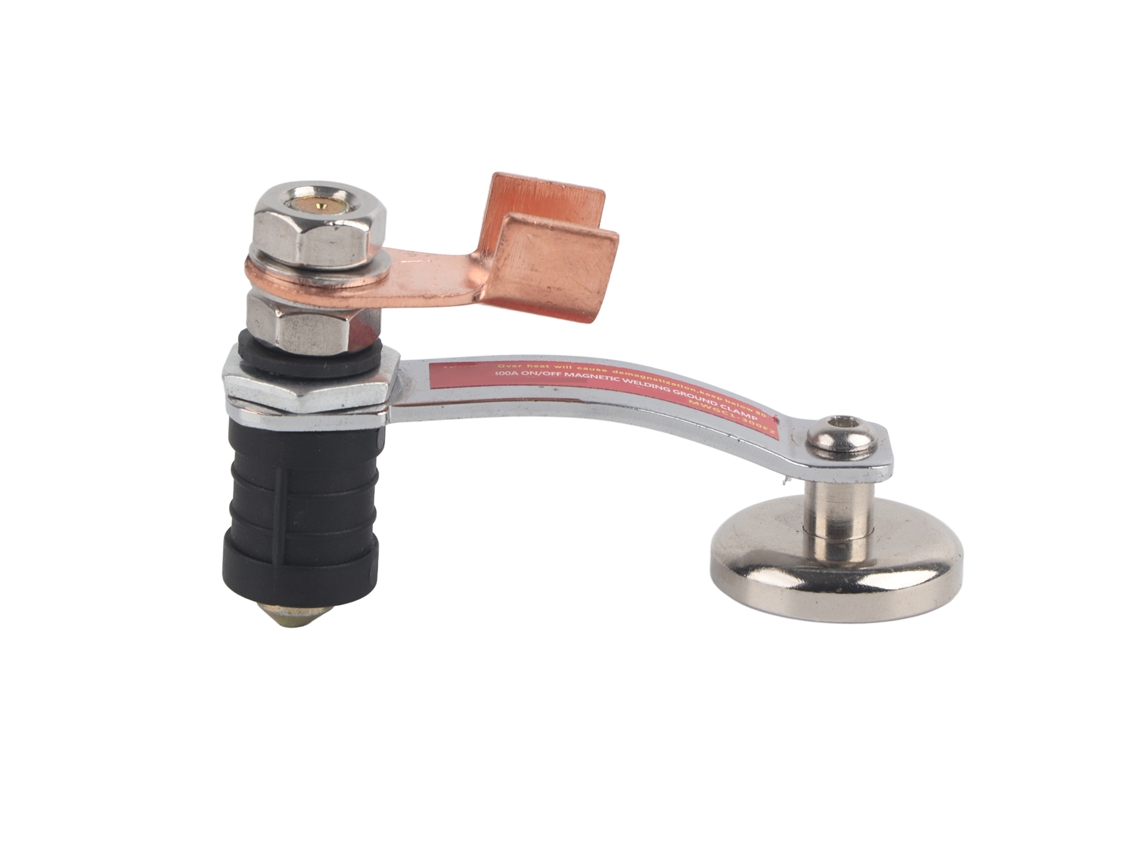 Grampo de aterramento magnético para soldagem com alta sucção e conector magnético forte MWGC1-300F2