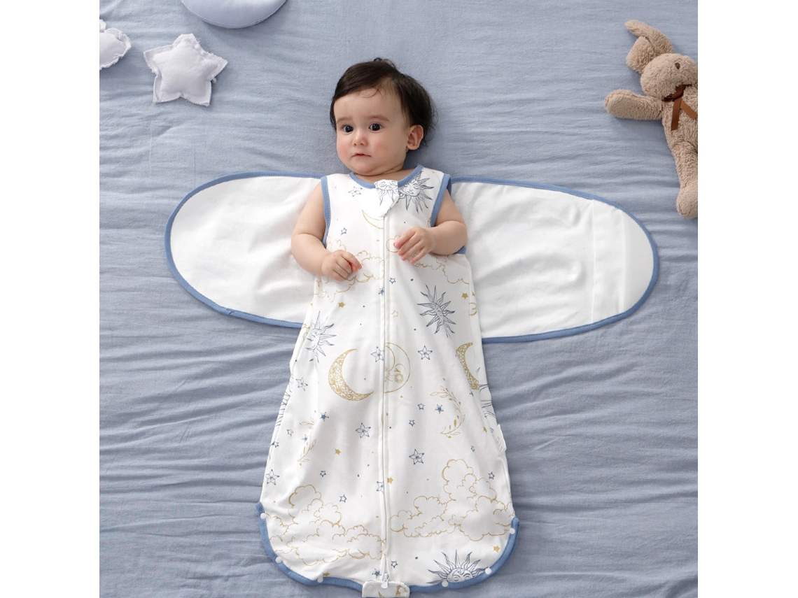 Cobertor De Bebê, Cobertor Ajustável De 3 Vias, 0-6 Meses, Saco De Dormir Para Recém-nascido, Saco De Dormir De Algodão Rayon Macio Para Bebê, Sol