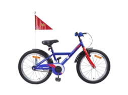 Vidaxl Bicicleta Infantil 18 Polegadas Para 5-7 Anos Azul Escuro