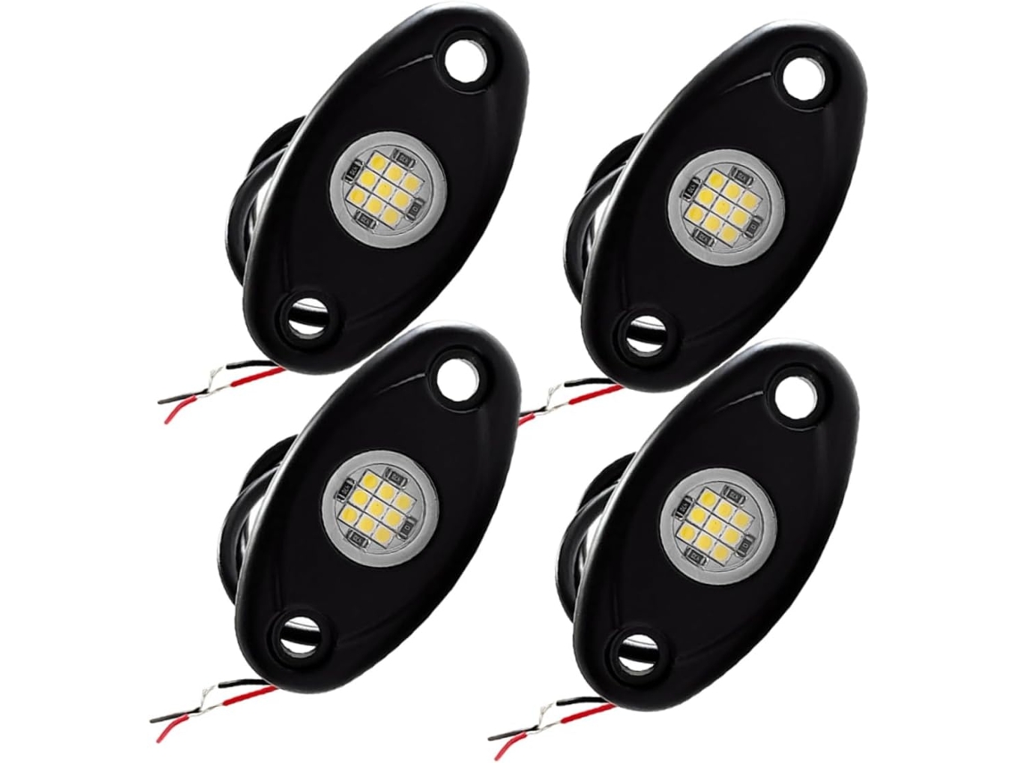 Kit De Iluminação Com Chassi Em Liga De Alumínio, Proteção Ip67, 4 Leds Para Iluminação Externa.