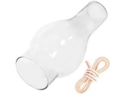 Acessório De Vidro Vintage Para Lamparina A Querosene/óleo, Para Lanternas Externas, Transparente.