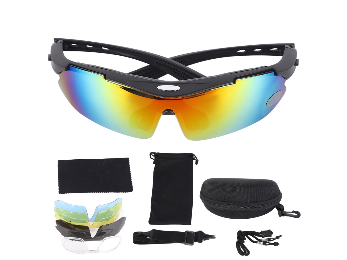 Gafas De Sol Deportivas Polarizadas Para Hombre Y Mujer Con Lentes Intercambiables Para Conducir, Ciclismo, Pesca Y Protección Uv