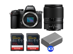 Z50 Ii + 18 140mm F/3.5 6.3 Vr + 2 Sandisk 512gb Extreme Pro Uhs ii Sdxc + 3 Nikon En el25a + Ebook “20 Dicas para Fotos Que Impressionam” NIKON
