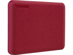 Disco Externo HDD TOSHIBA Canvio Advance (2 TB - USB - Vermelho)