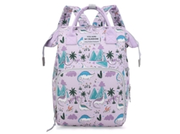 Mochila Maternal, Mochila Leve para Bebês, com Compartimento Térmico para Mamadeira, Presente para Futuras Mamães SPQMENT (roxo)