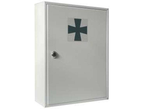 Armário CUBOHOTEL Farmácia com Chave (Branco - Aço - 40x30x10 cm - 3L)