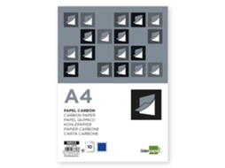 Papel Carbono Liderpapel com Cor Intensa A4 Azul 10 Folhas