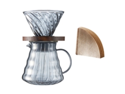 Cafeteira de Vidro Borosilicato Alto LAXISCREED