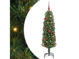 Conjunto 1 Árvore De Natal Vidaxl Verde Pvc (150 Cm)
