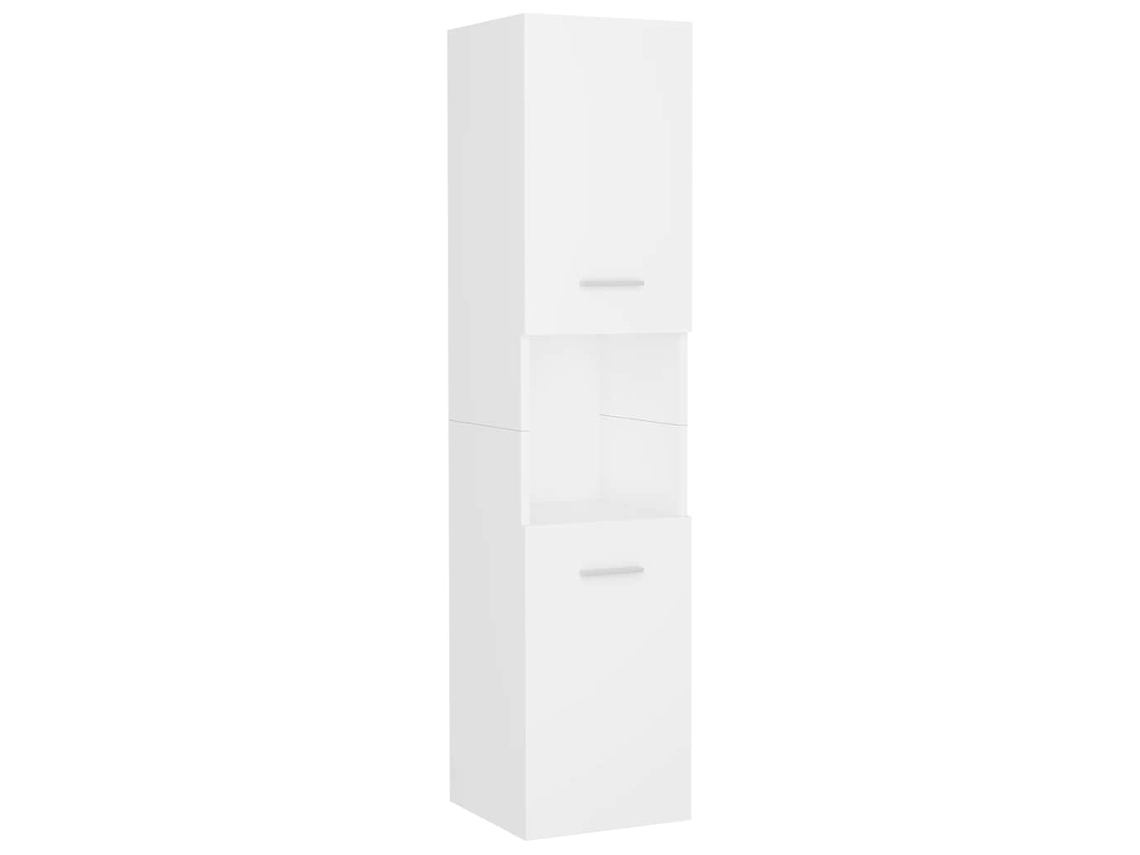Bathroom Cabinet, Bathroom Cabinets Vidaxl Branco Madeira Processada (n/a)