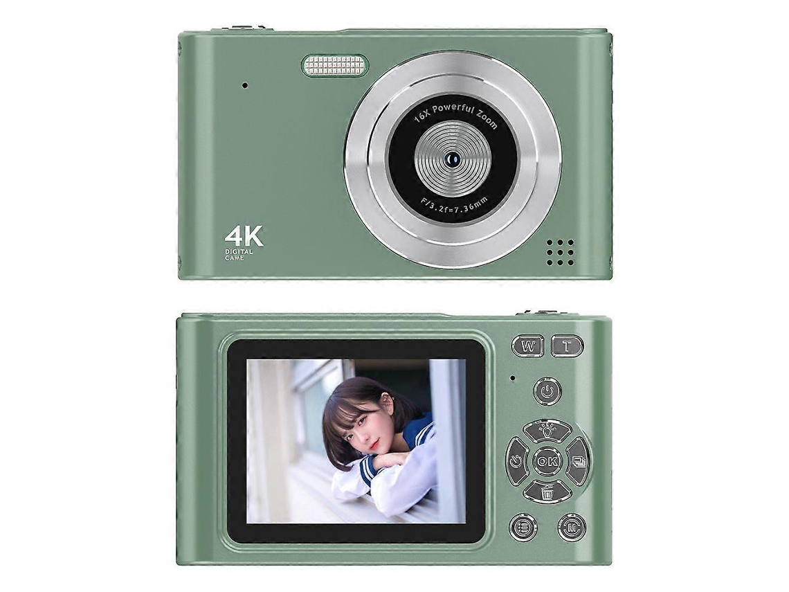 Câmara Digital Com Ecrã Ips De 2,4 Polegadas, Vídeo Hd E Zoom 16x