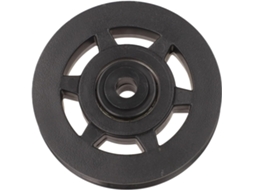 Conjunto De 4 Rodas Nylon Para Academia, Com 94 Mm Diâmetro Externo,