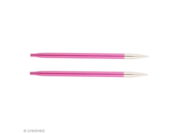 Agulhas Circulares Intercambiáveis Knitpro Fúcsia 5 Mm Conforto Flexibilidade Knit Pro