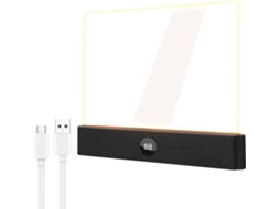 Luminária De Leitura Página Inteira, Painel De Luz Led Compacto, Luminária De Cabeceira Portátil Para Adultos, Com Luz