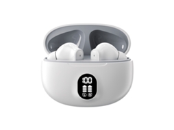 Fones De Ouvido Bluetooth Tws (brancos) Com Tela Led Sensível Ao Toque, Sem Fio