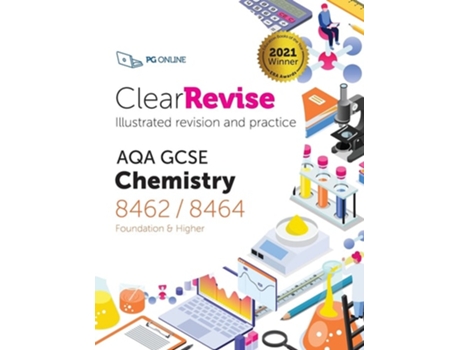 Livro ClearRevise AQA GCSE Chemistry 8462/8464 de Pg Online (Inglês)