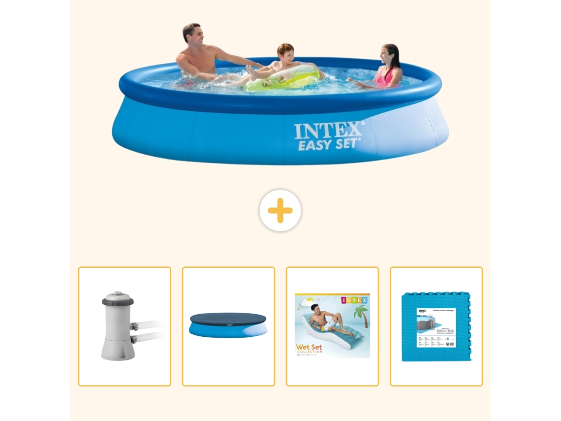 Intex Piscina Easy Set Redonda - 366x76 Cm - 5-peças S303
