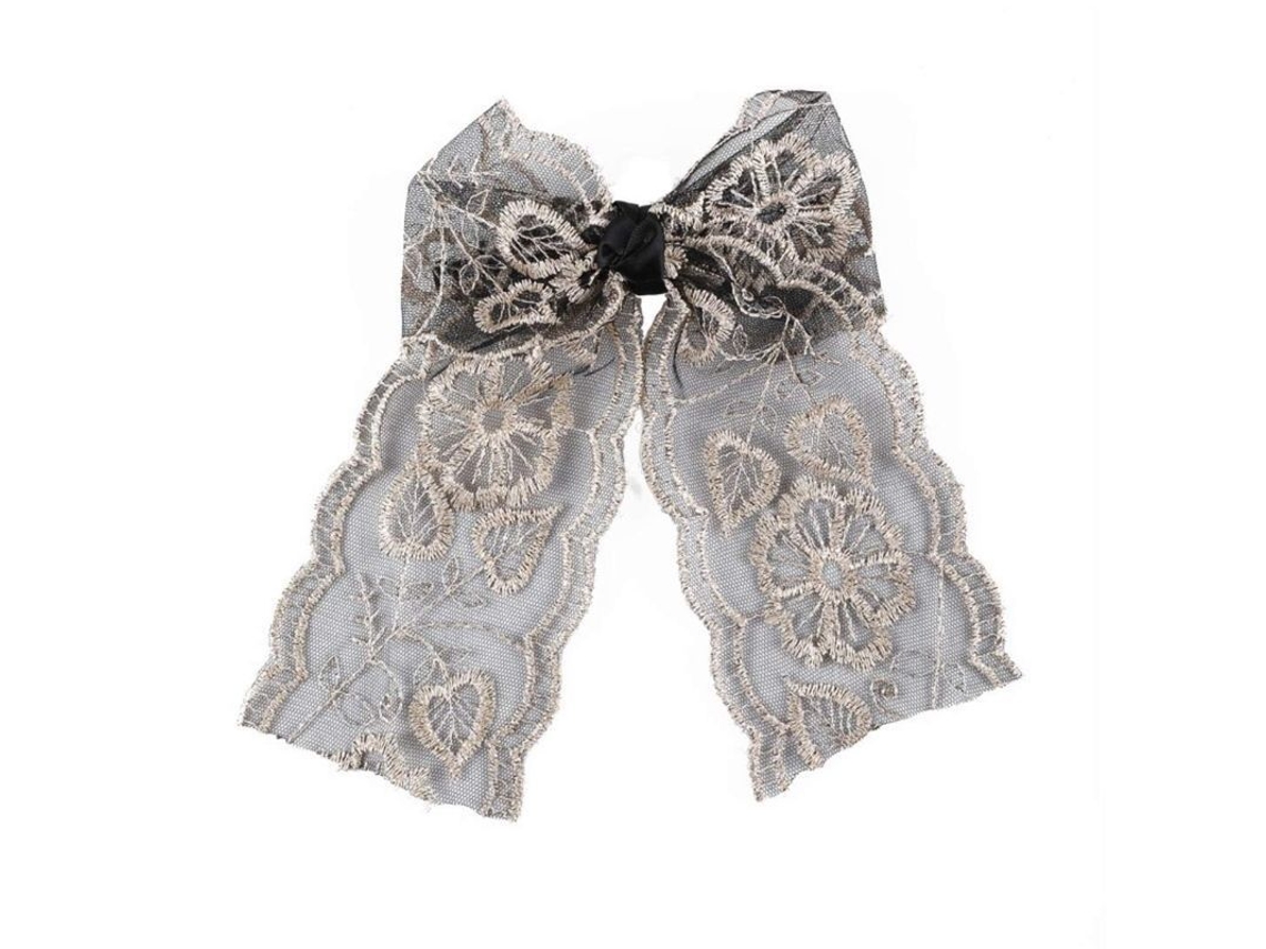 Pinça De Cabelo Com Laço Grande De Renda, Tiara Doce Japonesa Para Meninas, Pinça Traseira