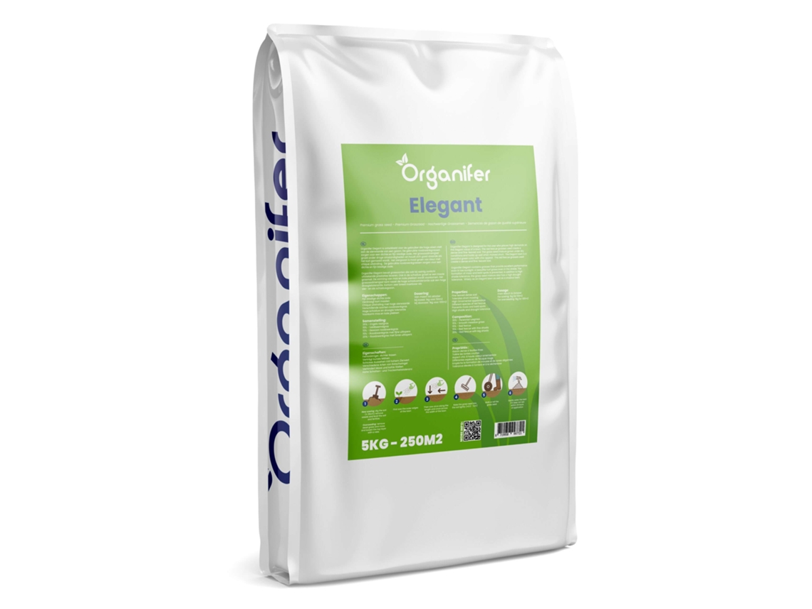 Sementes de Relva para Sombra – Elegant (5 kg para 250 m2) - ORGANIFER