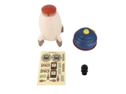 Mali brinquedo de Lançador de Foguete com Sprinkler para Crianças Brincadeira Ao Ar Livre Fácil de Usar