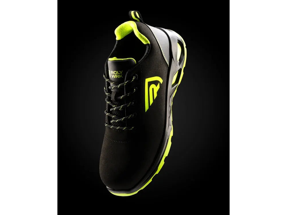 Unisex / 39 / Negro/ Amarillo Fluor