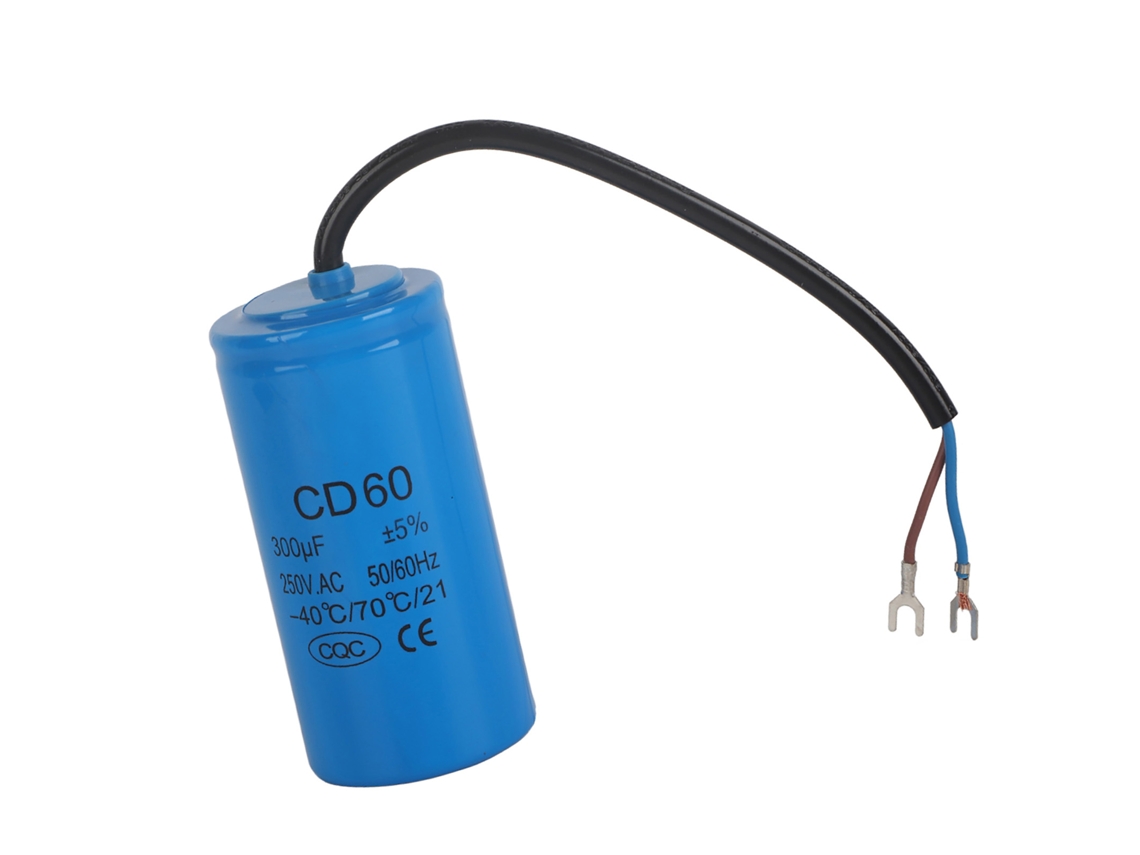 Capacitor Cd60 250v 300uf Para Eletrodomésticos