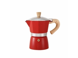 Cafeteira 150Ml Vermelho-Máquina de Café Italiana de Alumínio Estilo Europeu Cafeteira Moka Pote de Gotejamento Concentrado 150Ml 300Ml YWEI